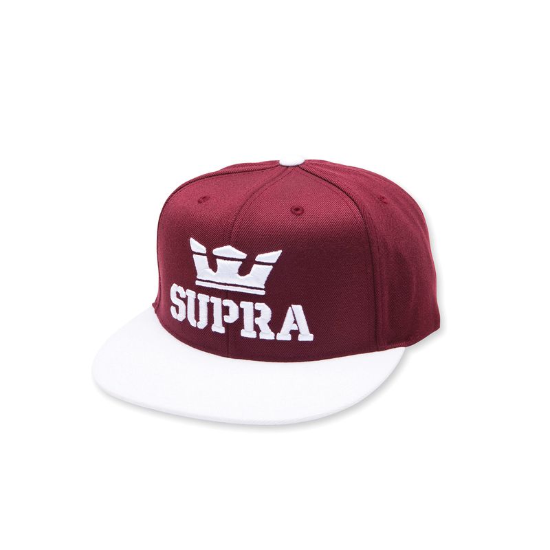 Supra Above Snap Hüte - Bordeaux QHY71049